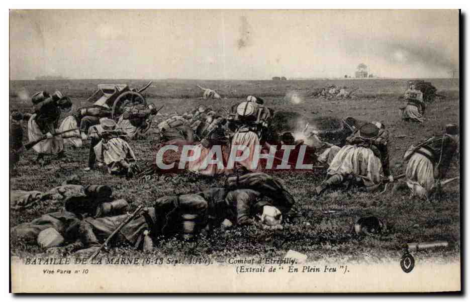 Bataille de la Marne (6-13 Sept. 1914) — Combat d'Étrépilly — Visé Paris n°10