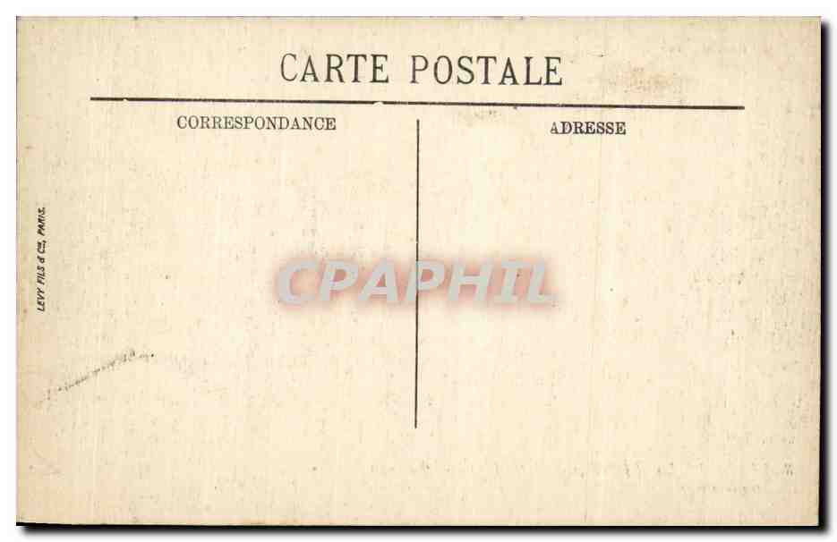 Bataille de la Marne (6-13 Sept. 1914) — Combat d'Étrépilly — Visé Paris n°10 — Achterkant
