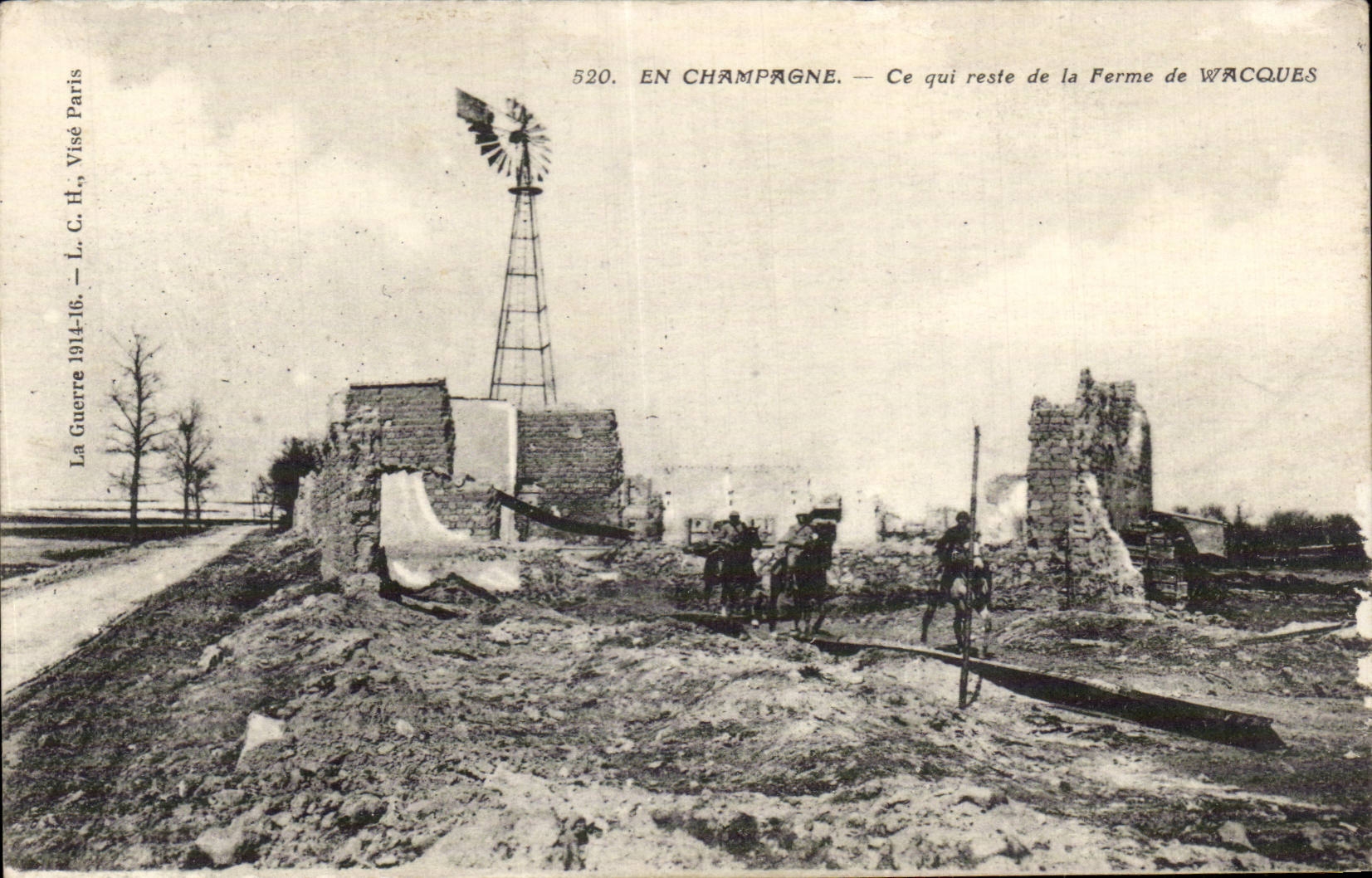 Champaña — Ruinas de la Granja de Wacques — Visé, H. L. — N° 520