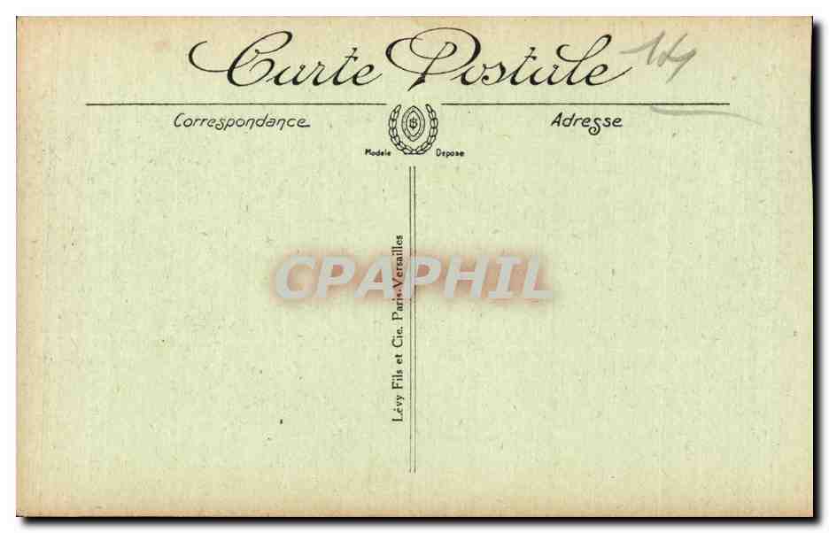 Deauville — Les Bassins — L.L. n°205 — Verso