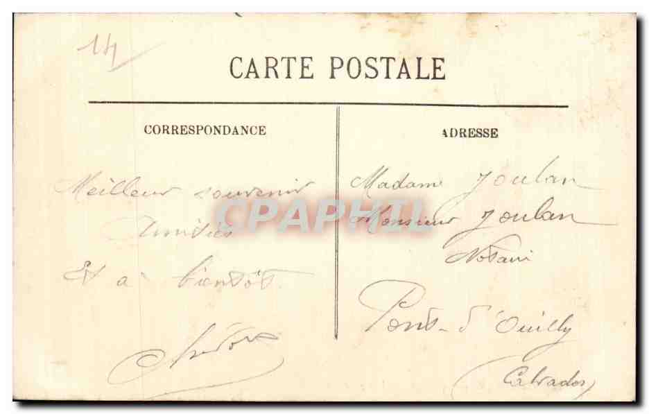 Luc sur Mer - La Plage - Vue Generale - CPA  — Verso