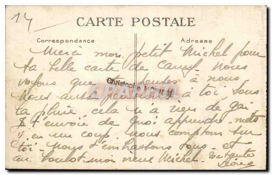 Deauville - Boulevard de la Mer - CPA  — Verso