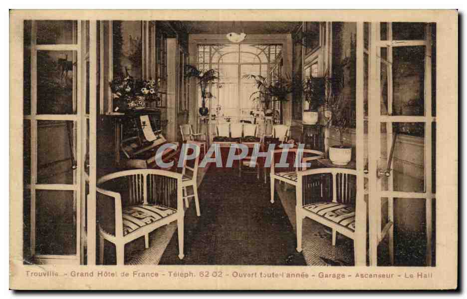 Trouville - Grand Hotel de France - Teleph 62 02 - CPA 