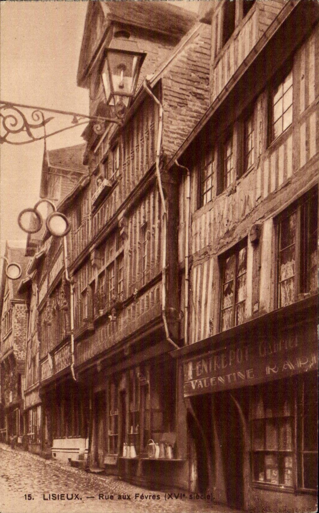 Lisieux — Rue aux Févres (16. Jahrhundert) — Éditions Yval Paris