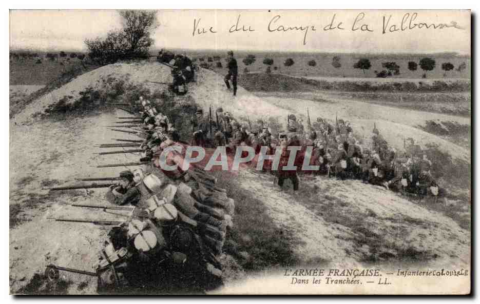 Infantería colonial francesa — L'Armée Française. En las trincheras — LL.