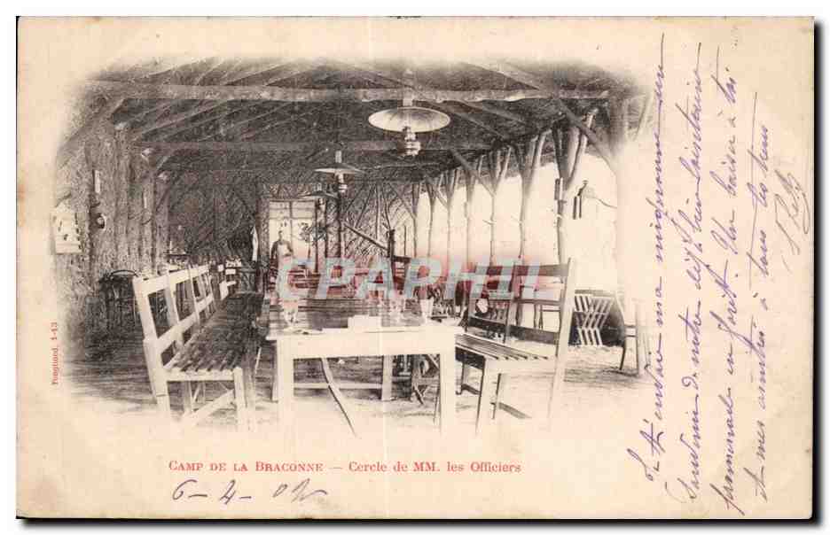 Camp de la Braconne — Cercle de MM. les Officiers — Provençal 1-13
