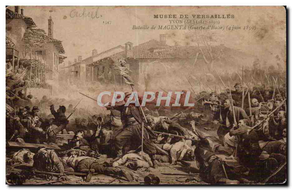 CPA Musee de Versailles Yvon Bataille de Magenta Guerre d Italie 4 juin 1859