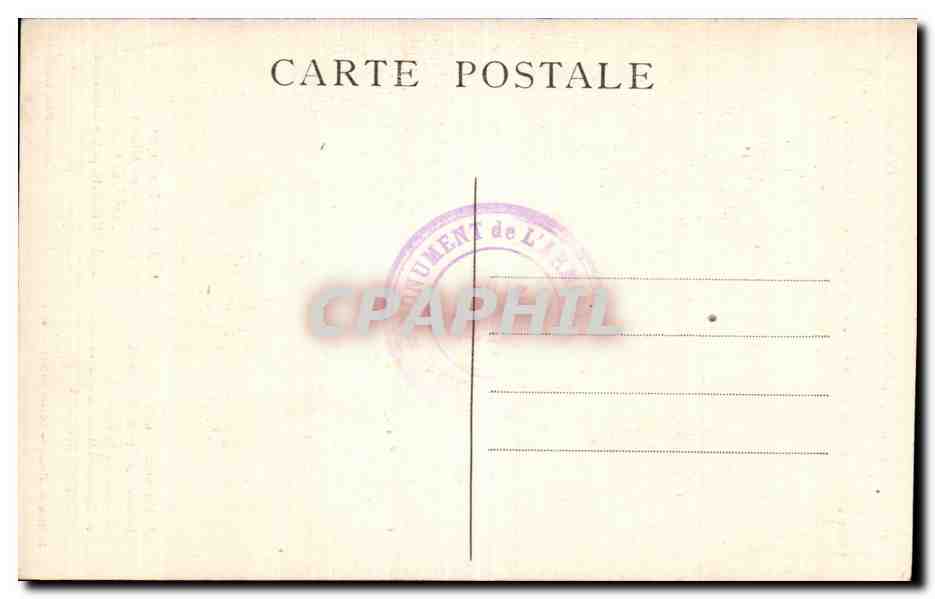 CPA Militaria Photographie prise le 11 novembre 1918 Foch Wemyss Weygand Hope Marriott Destiker Mierry Riedinger — Rückseite