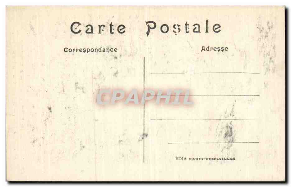 CPA Militaria Crime de Reims Interieur de la cathedrale — Rückseite