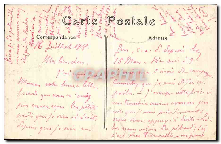 CPA Militaria Bombardement de Reims Degat cause par un obus de 210 sur l ecurie du Grand Bazar (Cour Morceau) — Verso