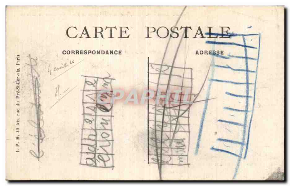 CPA Militaria Gury L eglise vue de cote apres le bombardement en 1914 1916 — Verso