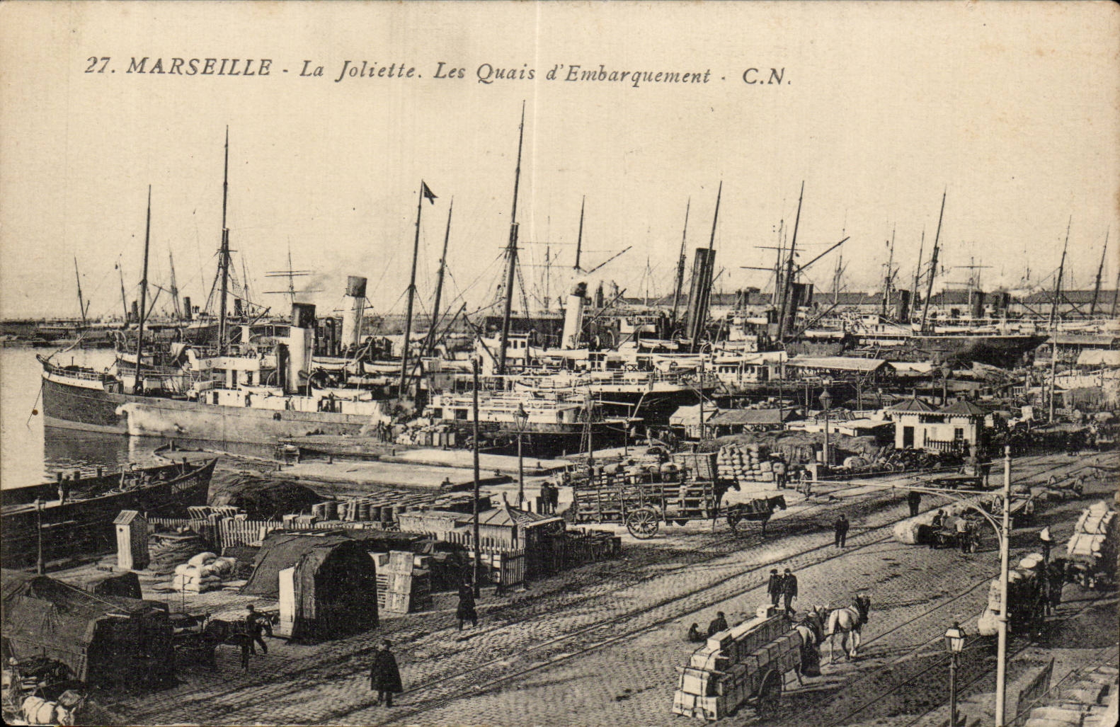 Marseille - La Joliette. Les Quais d'Embarquement - C.N. - n°27