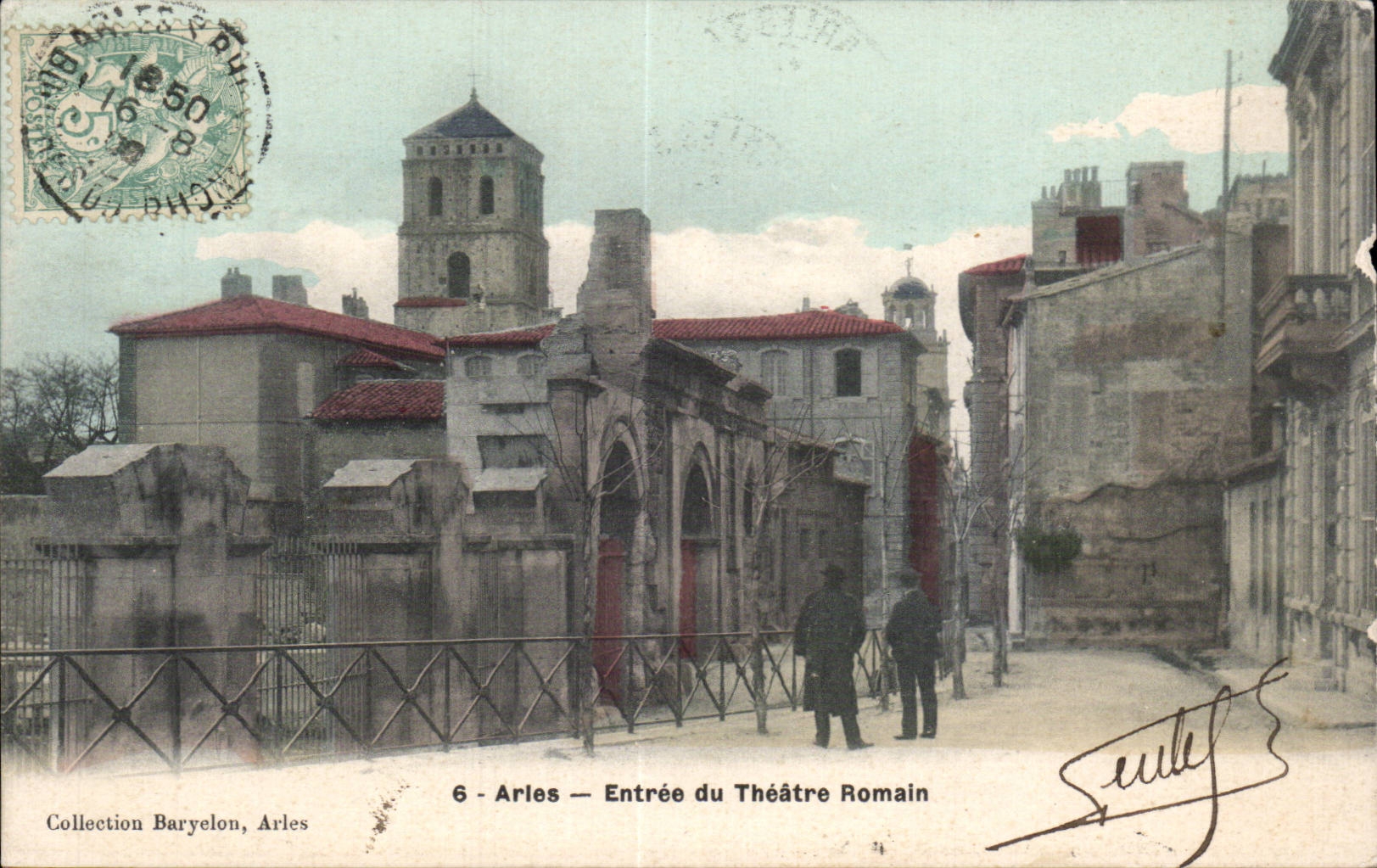 CPA Arles Entree du theatre romain 