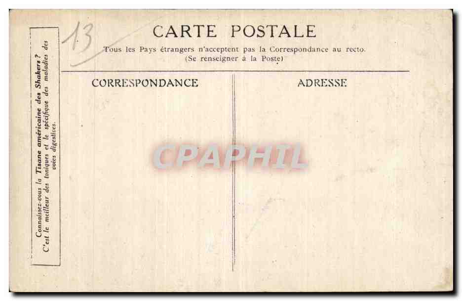 CPA Rouget de L isle La Marseillaise Strasbourg  — Rückseite