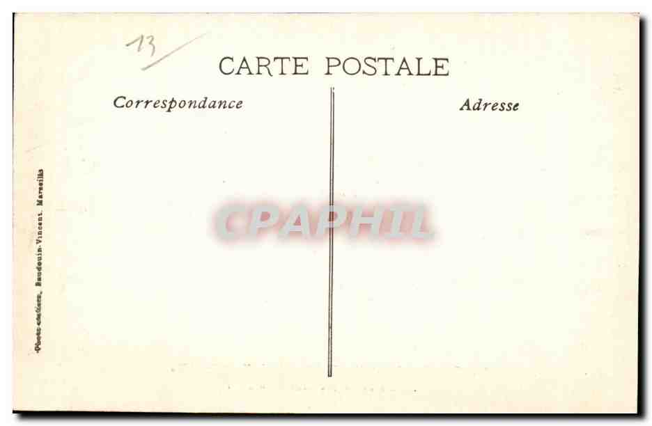 CPA Marseille Exposition internationale d electricite 1908 Palais de la Traction La nuit — Rückseite