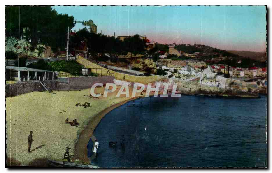 CPSM Cassis sur Mer La plage du Bestouan