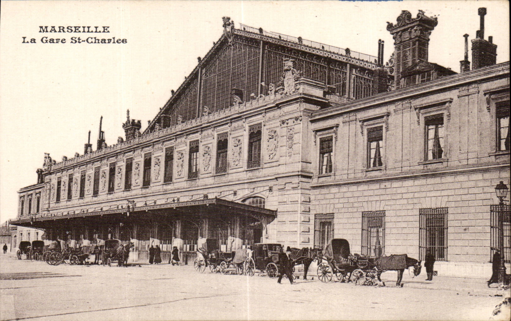 Marseille - La Gare St Charles - CPA 