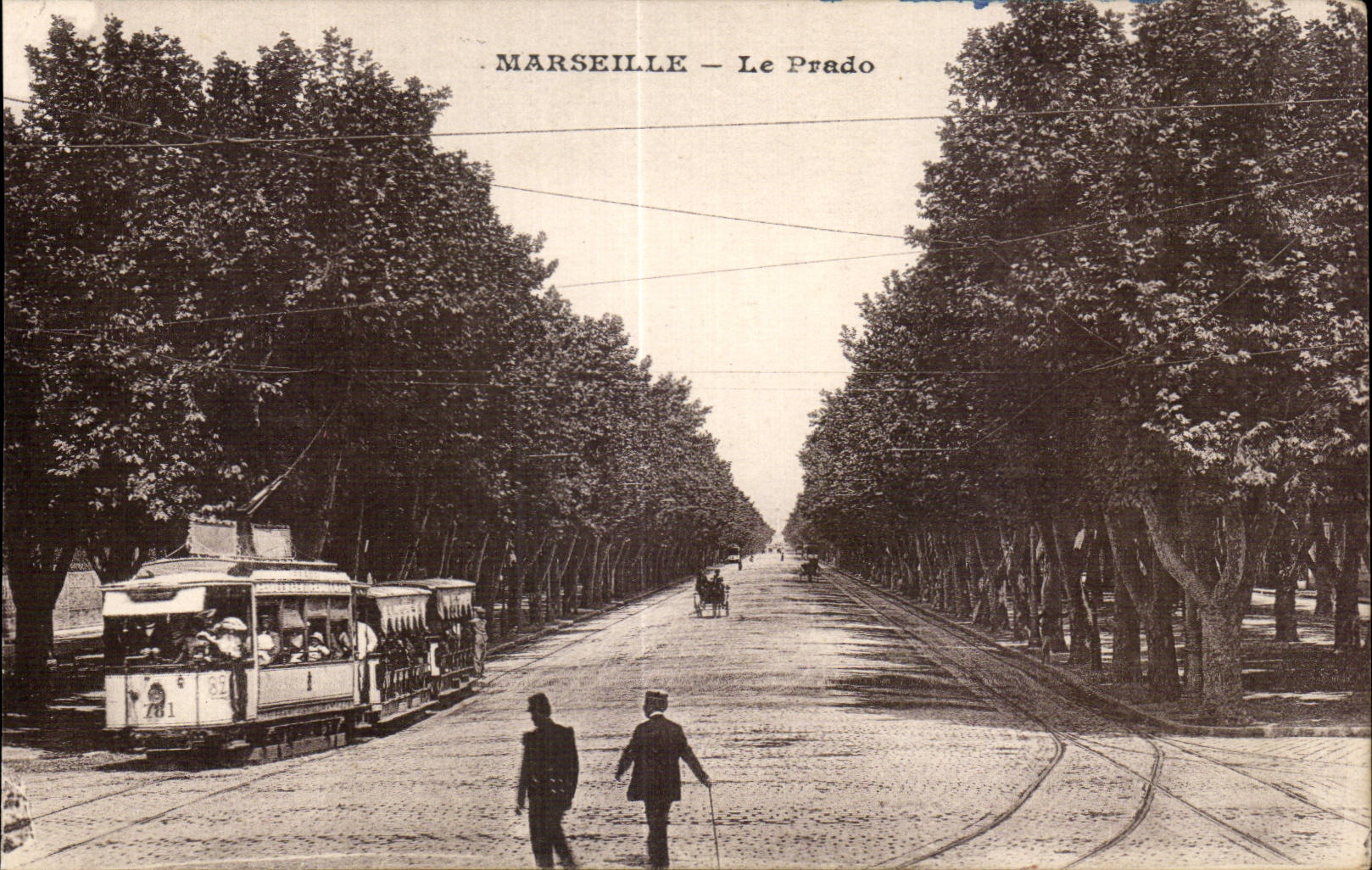 Marseille - Le Prado Tramway - CPA 