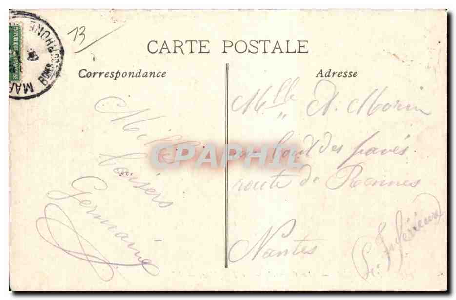 Marseille - La Corniche - Le Prophete - CPA  — Verso