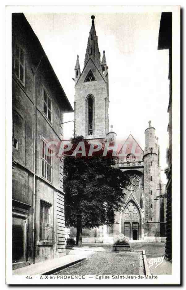 AIX-en-PROVENCE — Église Saint-Jean-de-Malte — Artaud, Nantes