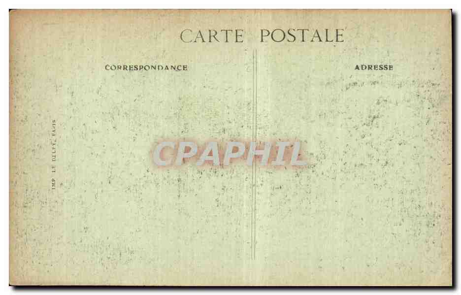 CPA Militaria Les fetes de la victoire a Paris 14 juillet 1919 Le Cenotaphe La nuit sous l Arc de Triomphe de l Etoile — Rückseite