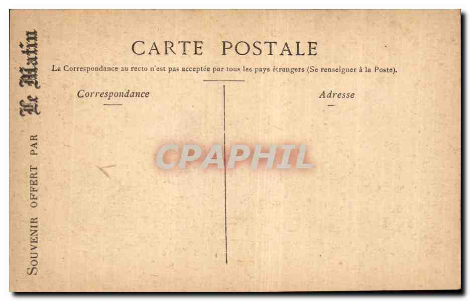 CPA Militaria Hoffbauer Coin de bataille Salon 1904  — Rückseite