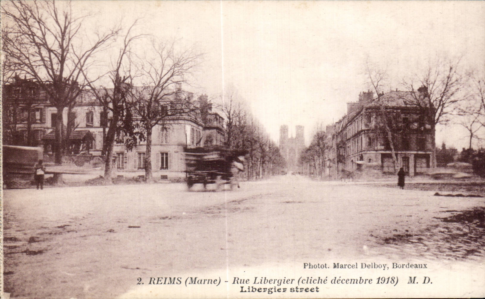 Reims (Marne) - Rue Libergier — Photot. Marcel Delboy, Bordeaux — n°2