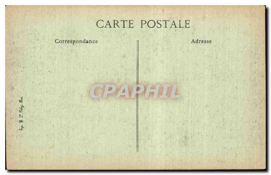 Zeppelin abattu à Compiègne — Guerre 1914-15-16-17 — édition BLPD — Rückseite