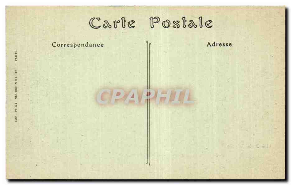 Intérieur de l'église après le bombardement — Sermaize-les-Bains — N° 447 — Vise Paris — Rückseite