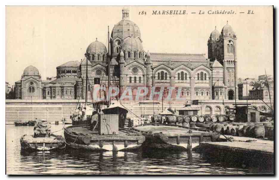 Marseille - La Cathedrale - CPA 