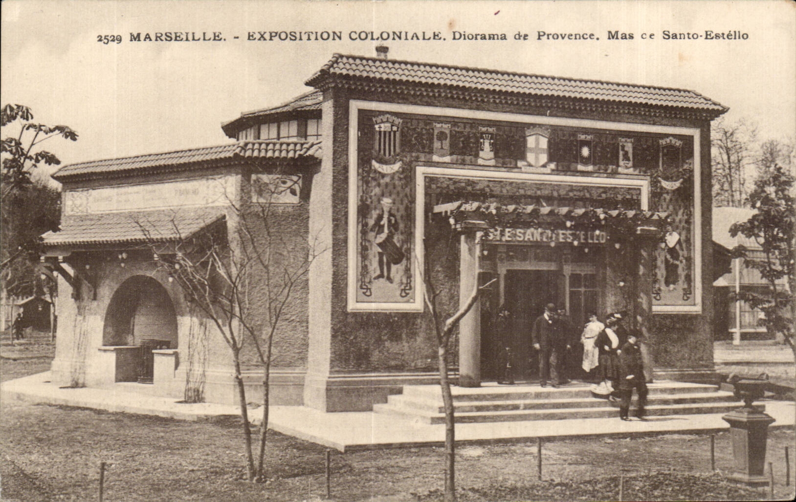 Marseille - Exposition Coloniale - Diorama de Provence - CPA 