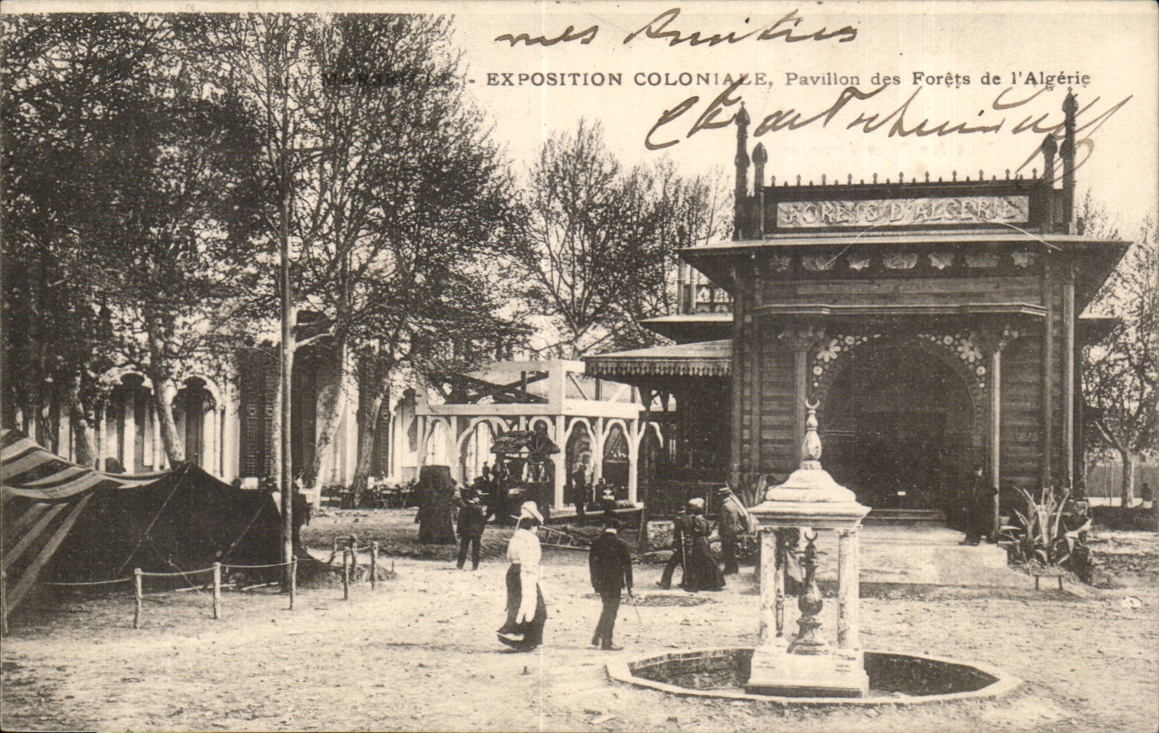 Marseille - Exposition Coloniale - Pavillon des Forets de l Algerie - CPA 