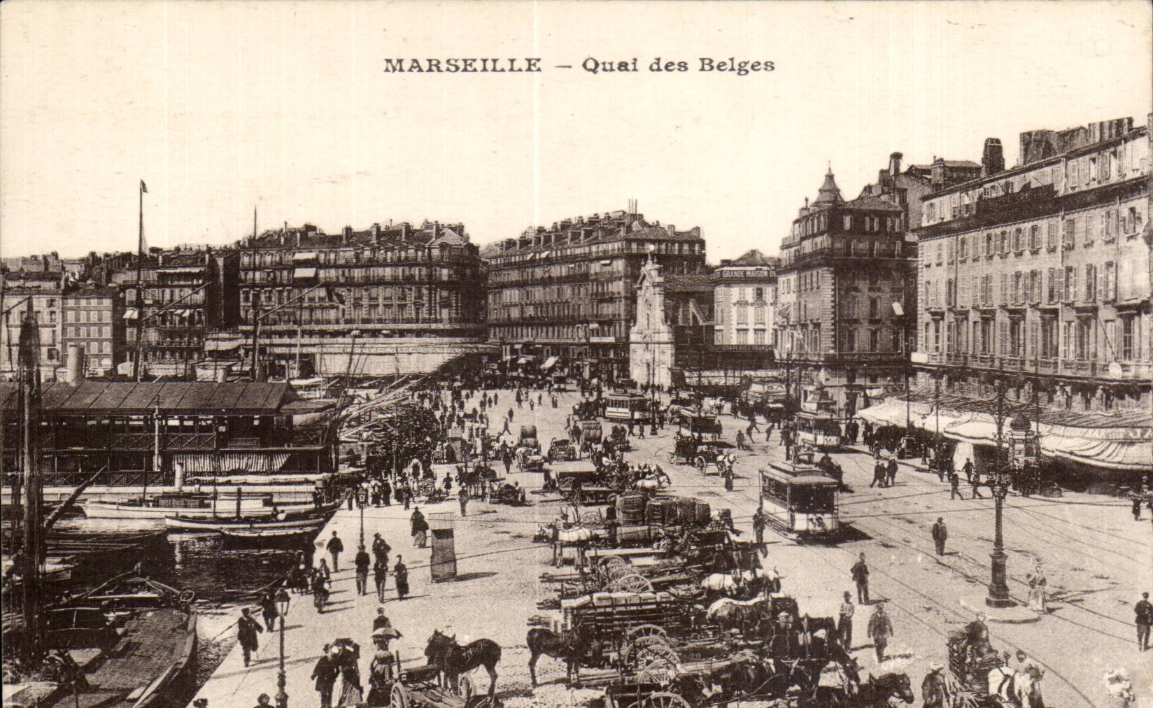 Marseille — Quai des Belges — Éditeur non identifié, n° de série non visible