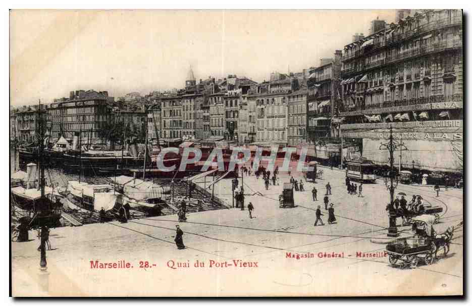 Marseille - Quai du Port Vieux - CPA 