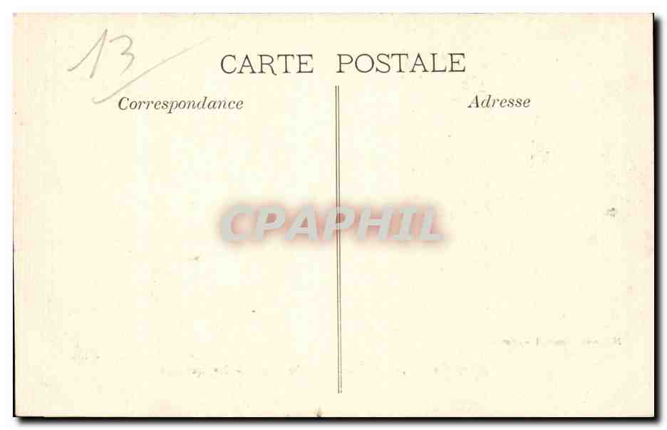 Marseille - Promenade du Pradio - I Avenue - CPA  — Rückseite