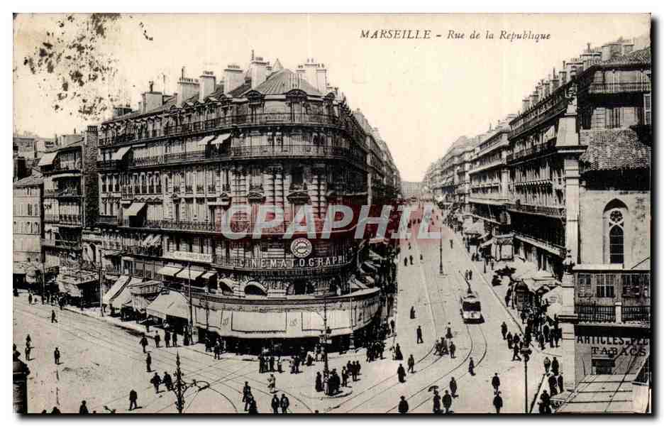 Marseille - Rue de la Republique - CPA 
