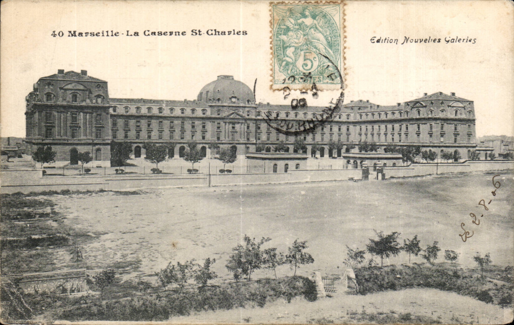 Marseille - La Caserne St Charles - CPA 