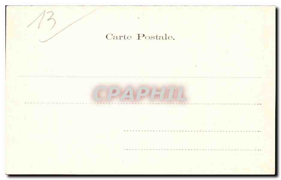 Marseille - La Joliette - CPA  — Rückseite