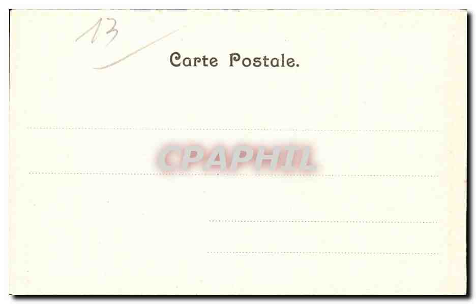 Marseille - Notre Dame de la Garde - Carte Stereoscopique - CPA  — Rückseite