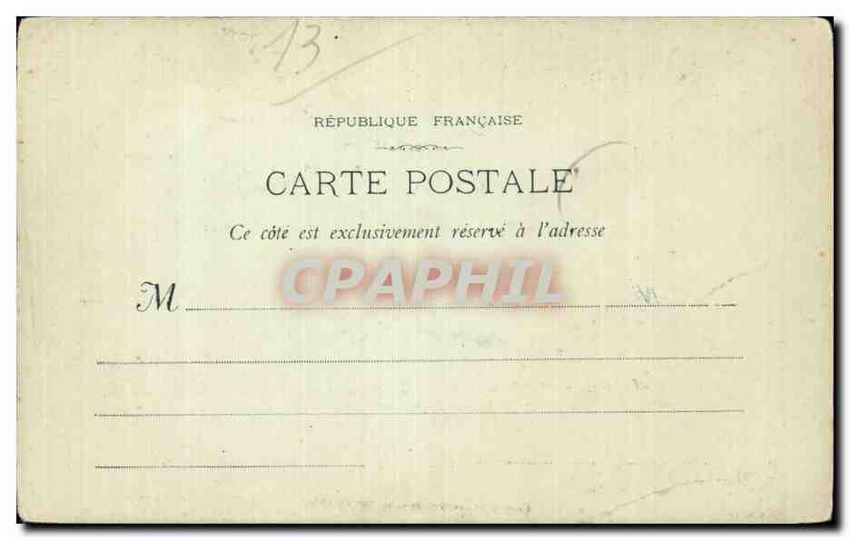 Marseille - Bassin de la Joliette - CPA  — Rückseite