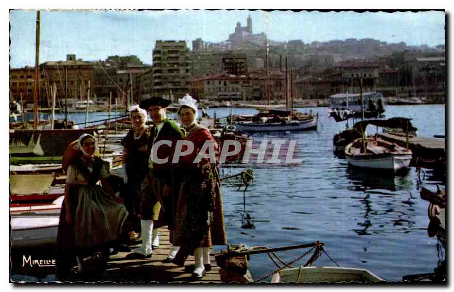 Marseille - Costumes Marseillais - CPA 
