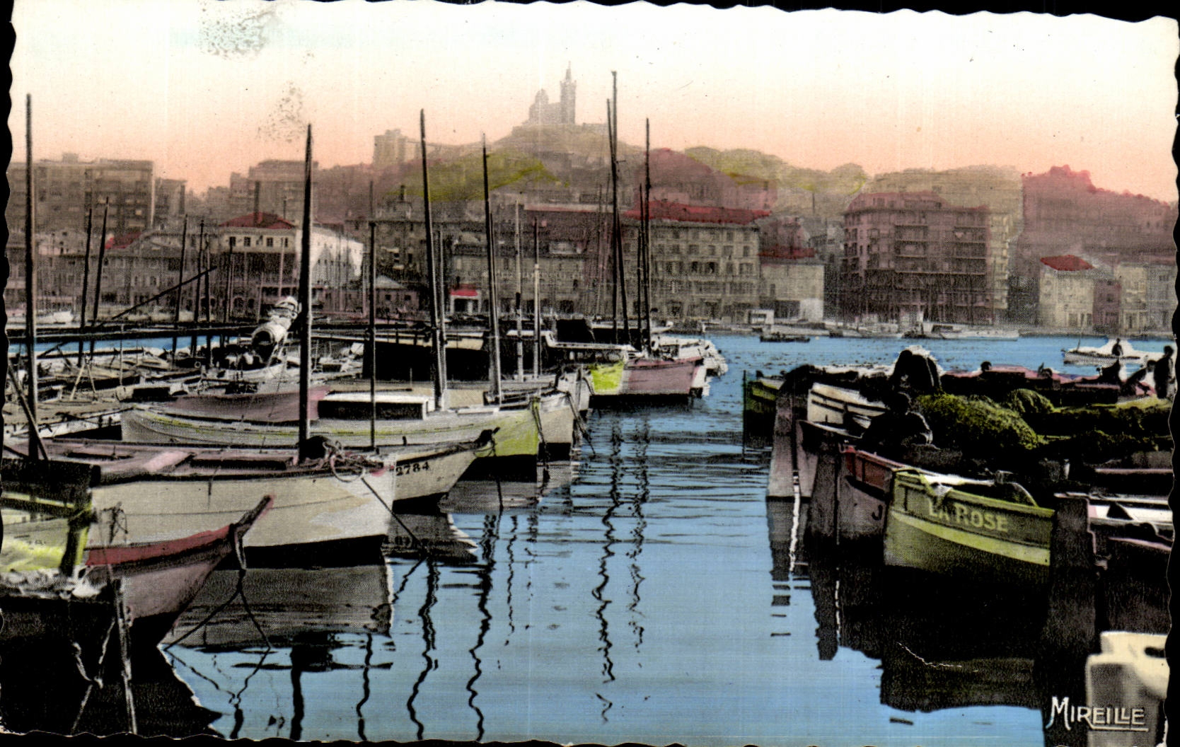 Marseille - Le Vieux Port - Notre Dame de la Garde - CPA 
