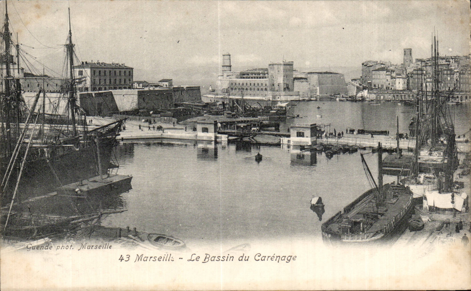 Marseille - Le Bassin du Carenage - CPA 