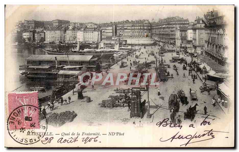 Marseille — Quai de la Fraternité — ND Phot