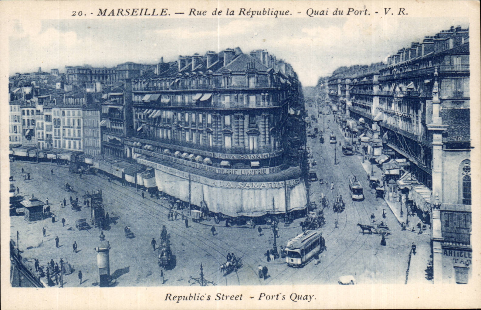 Marseille - Rue de la Republique - CPA 