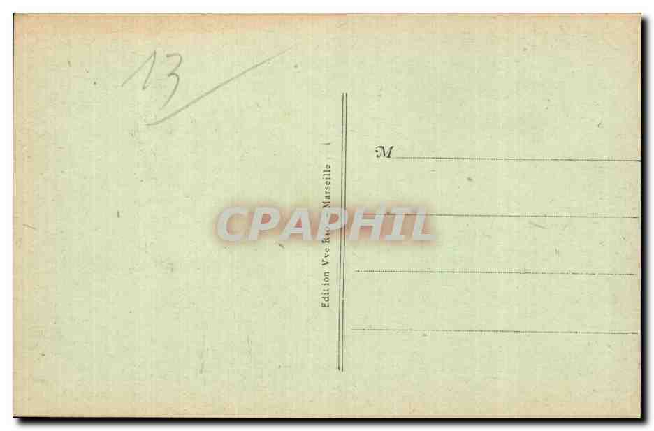 Marseille - Rue de la Republique - CPA  — Verso