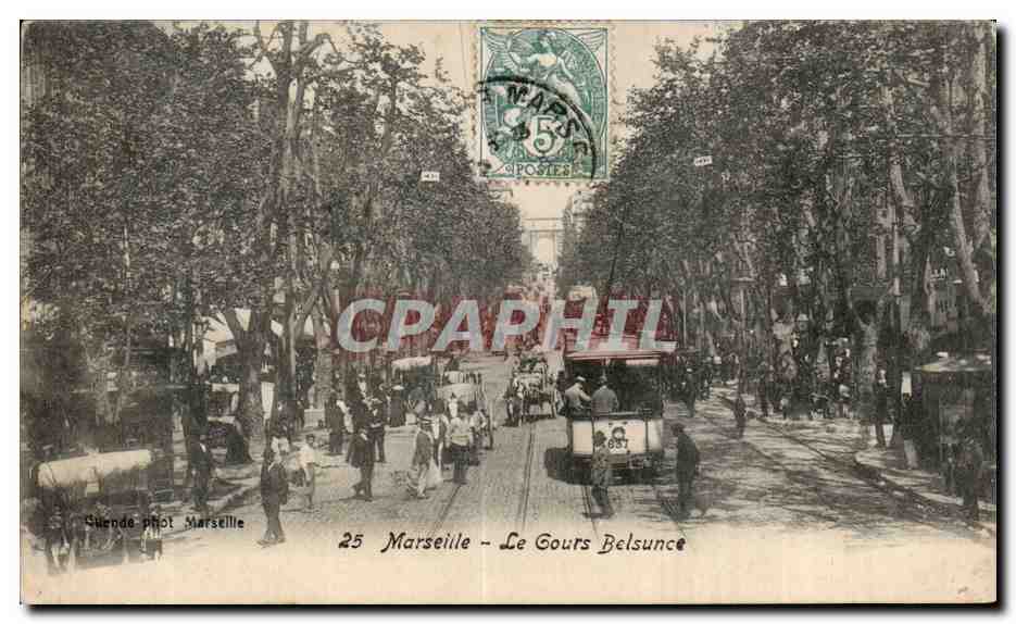 Marseille - Le Cours Belsunce - CPA 