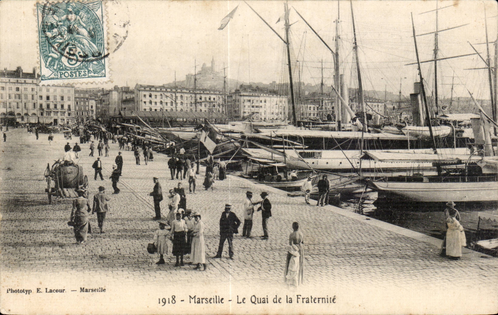 Marseille - Quai de la Fraternite - CPA 