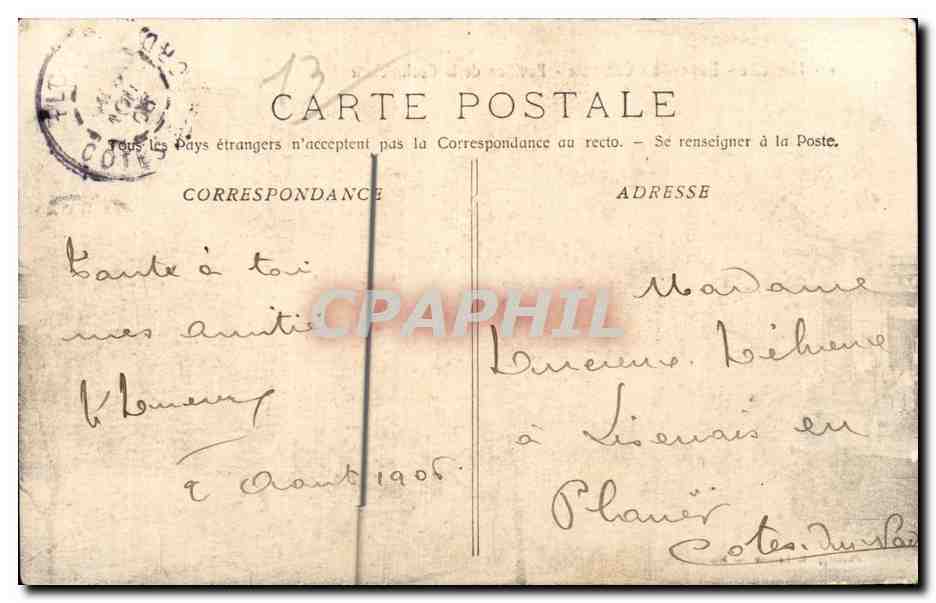 Marseille - Exposition Coloniale - Pavillon de la Cochinchine - CPA  — Rückseite