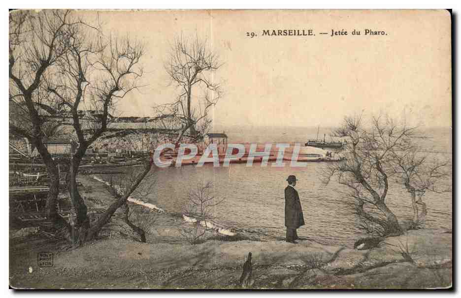 Marseille - Jetee du Pharo - CPA 